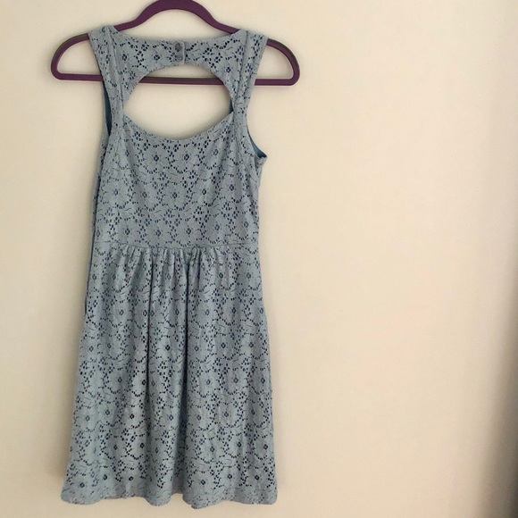 blue lace dress (anthropologie/deletta) - Picture 2 of 3